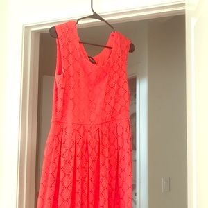 Midi dress! Peach Pink Size 10